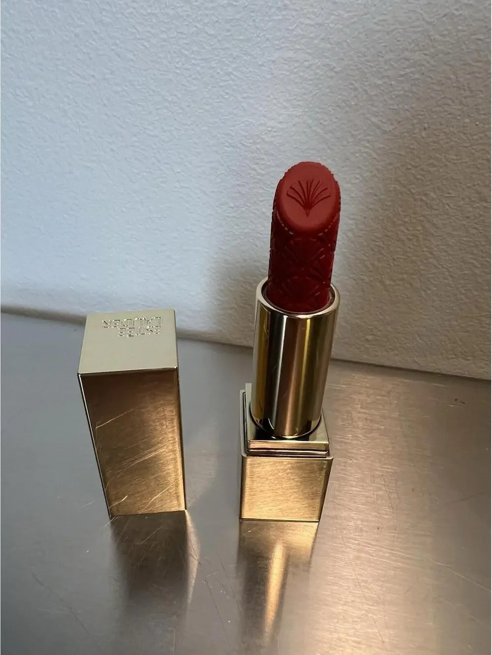 Estee Lauder Lipstick Red Velvet Pure Color Envy 0.12oz 2024 LE NEW Full Size